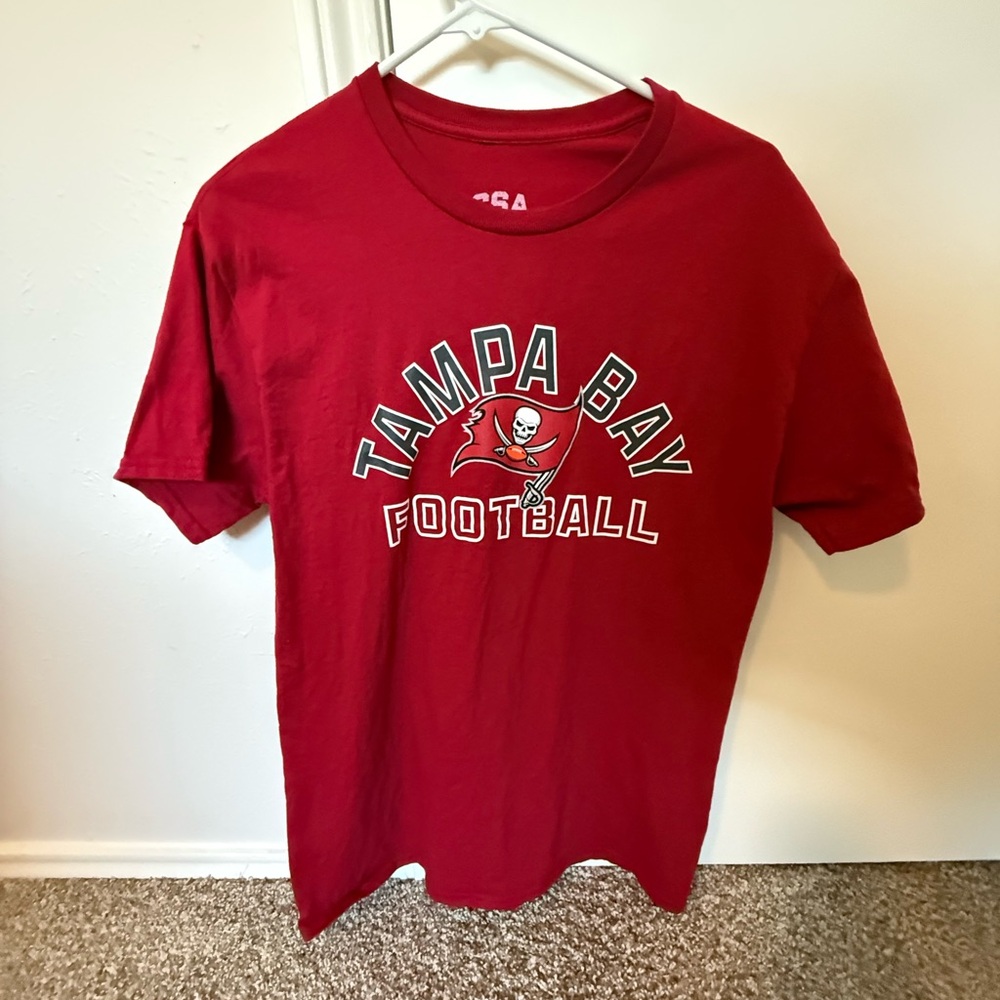 Red Tampa Bay Football Tee